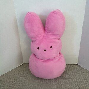 Large pink peeps pink bunny plush